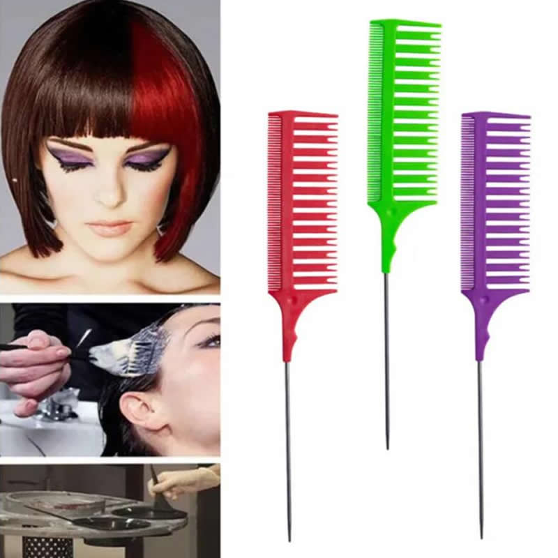 Tip-tail Hairdressing Comb Highlights Comb Weaving Foiling Comb Styling Hair