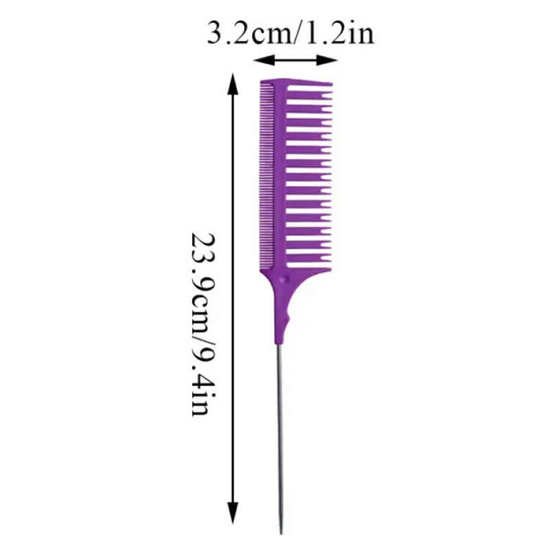 Tip-tail Hairdressing Comb Highlights Comb Weaving Foiling Comb Styling Hair