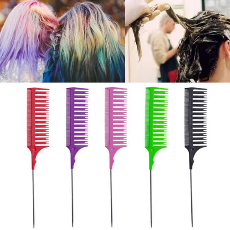 Tip-tail Hairdressing Comb Highlights Comb Weaving Foiling Comb Styling Hair