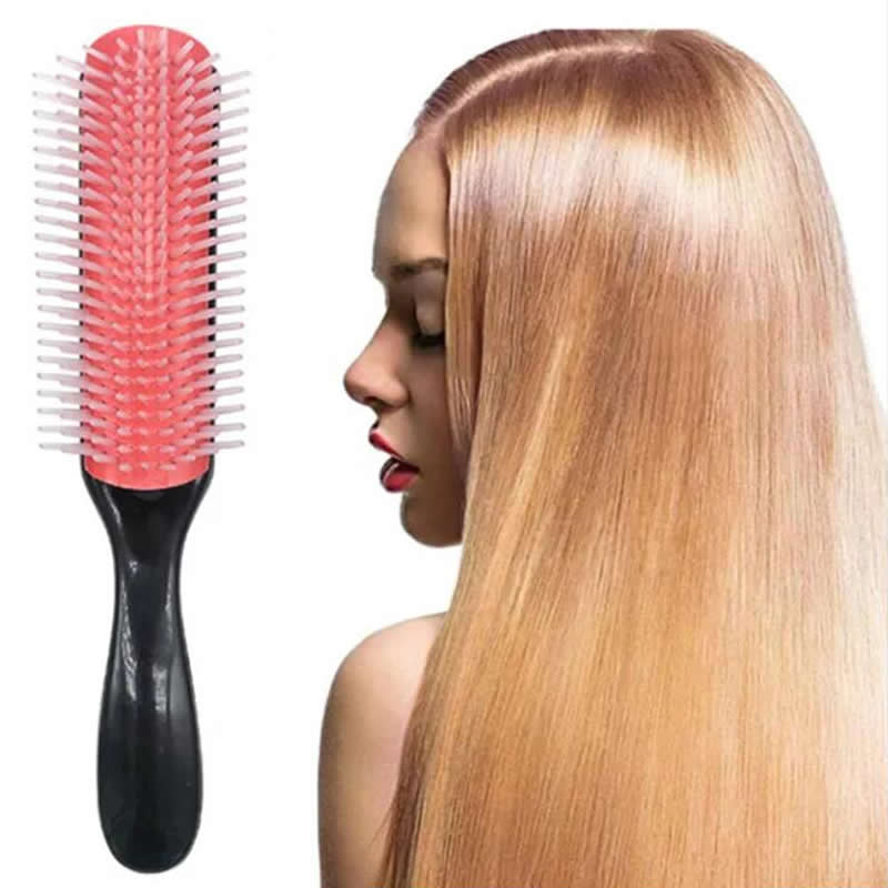 9 Row Hair Comb Removable Straight Curly Hair Styling Massage Combs