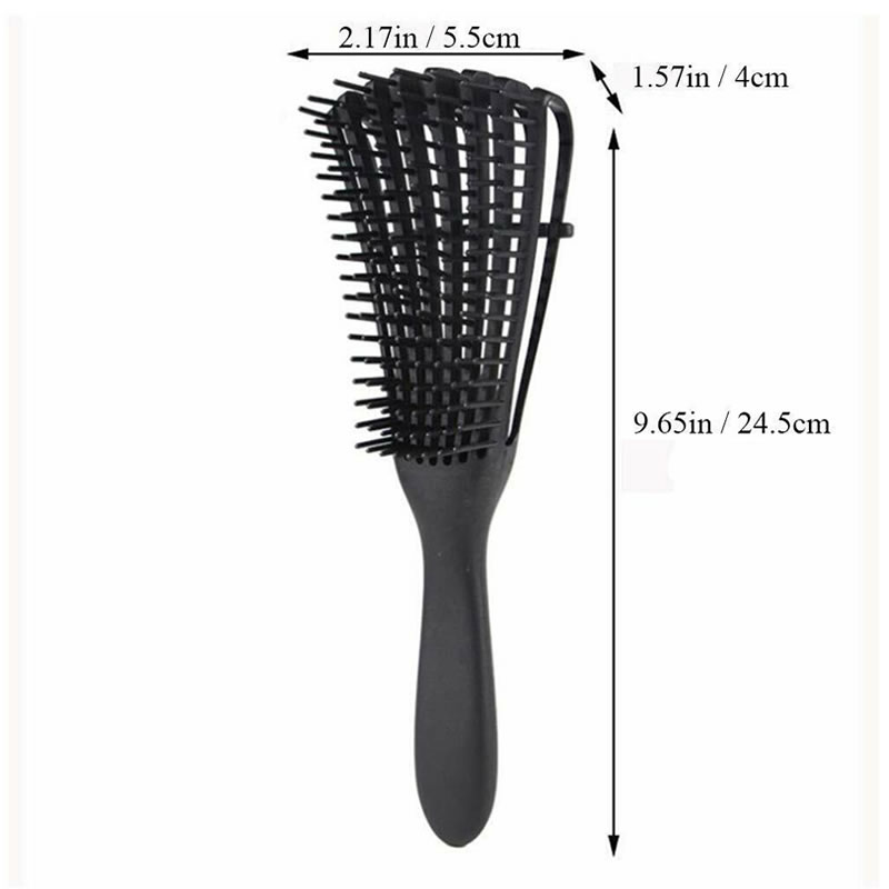 Detangling Hair Brush Scalp Comb Detangler Wet Dry Curly Natural Hair Antistatic