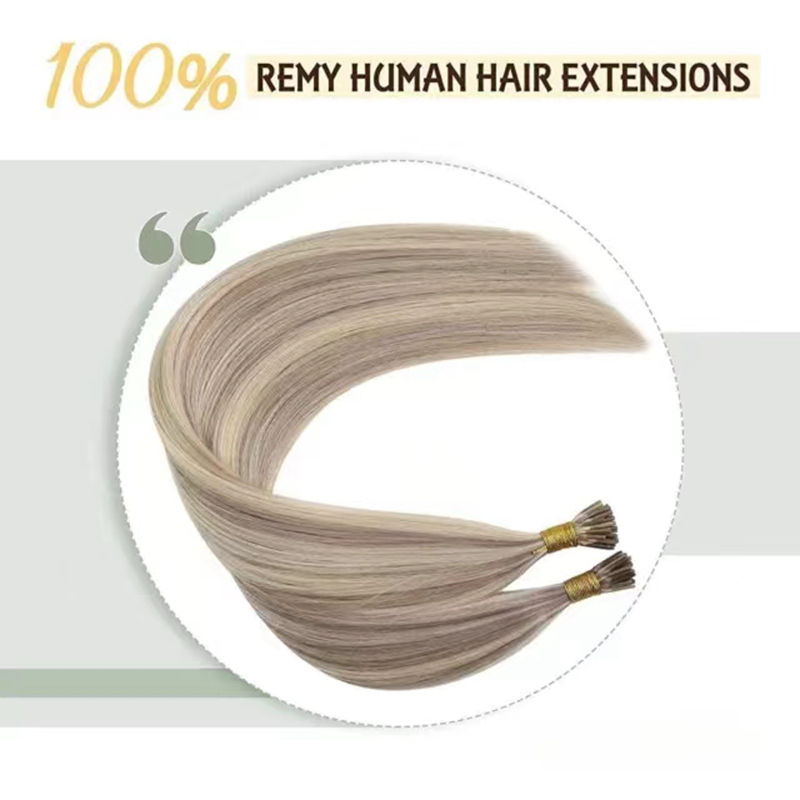 Hair Extensions Human Hair Remy Hair 14-24 " Straight Pre Bonded Hair Extensions