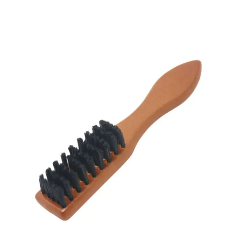 Wooden Handle Brush Hair Style Brush Barber Fade Brush Broken Hair Brush