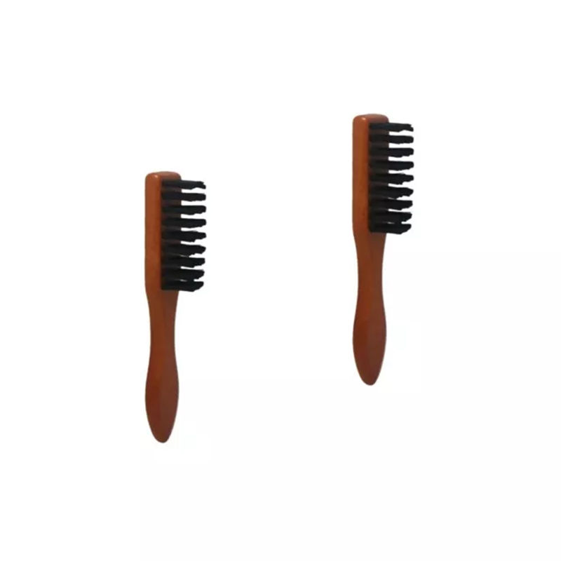 Wooden Handle Brush Hair Style Brush Barber Fade Brush Broken Hair Brush