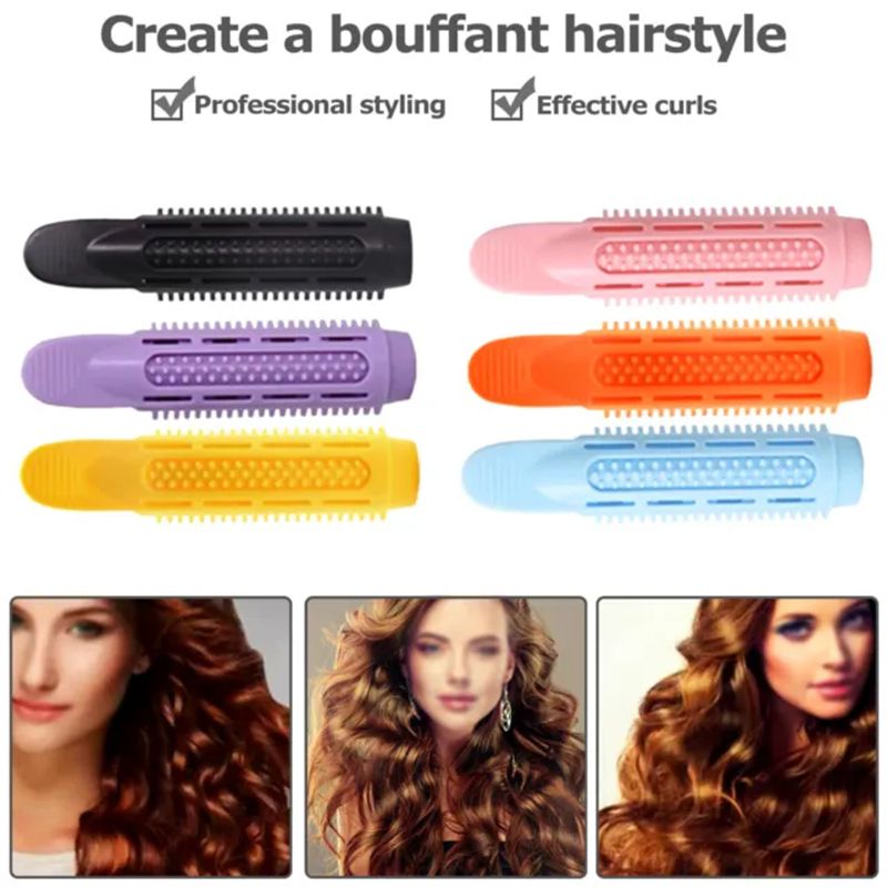 6PCS Volumizing Hair Root Clip Curler Roller Wave Fluffy Clip Styling Tool Women