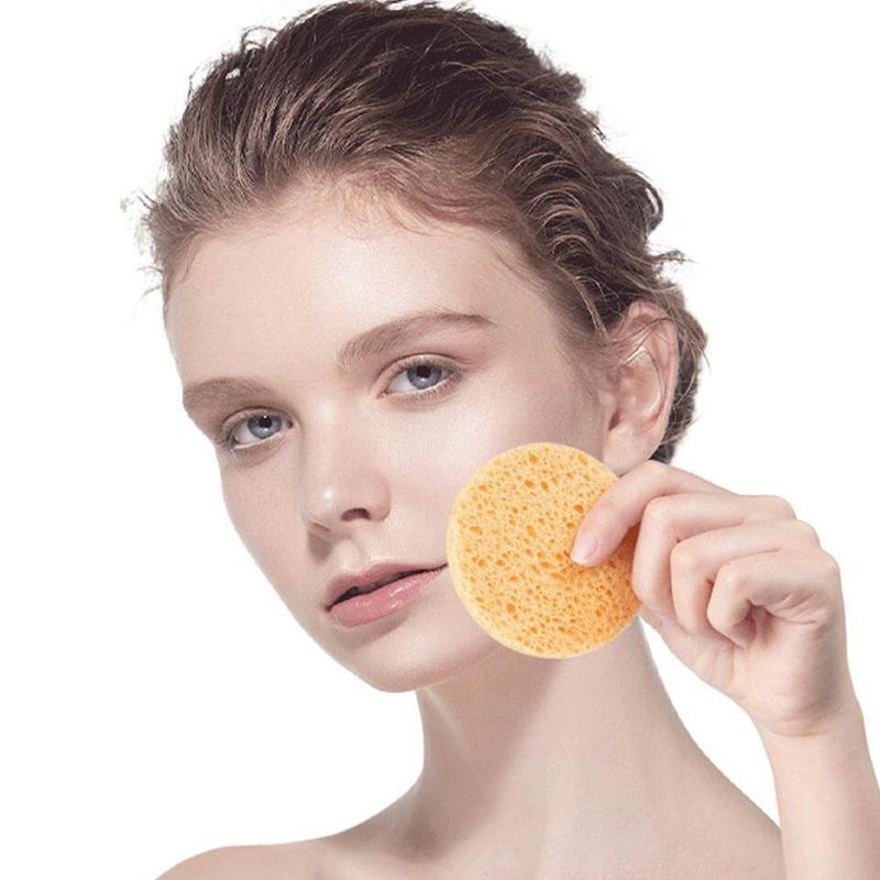 Facial Sponges for Cleansing Exfoliating Kojic Acid and Turmeric Cleansing Pads