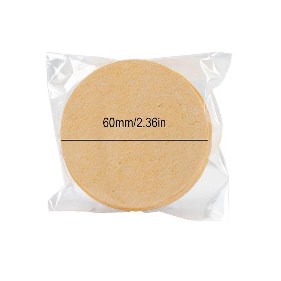 Facial Sponges for Cleansing Exfoliating Kojic Acid and Turmeric Cleansing Pads