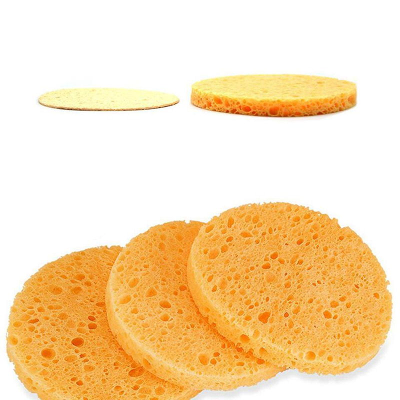 Facial Sponges for Cleansing Exfoliating Kojic Acid and Turmeric Cleansing Pads