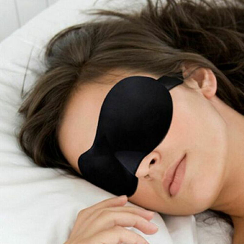 3D Eye Mask for Sleep and Travel Soft Padded Shade Cover Rest Relax Sleeping Blindfold