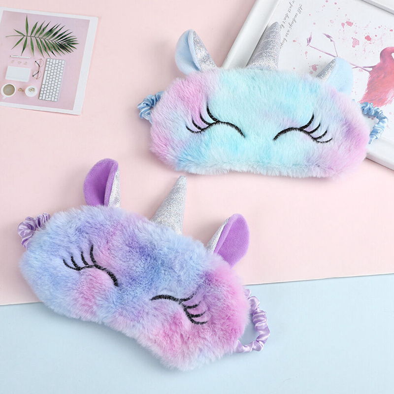 Unicorn Soft Sleeping Mask Eye mask  For Girls Women