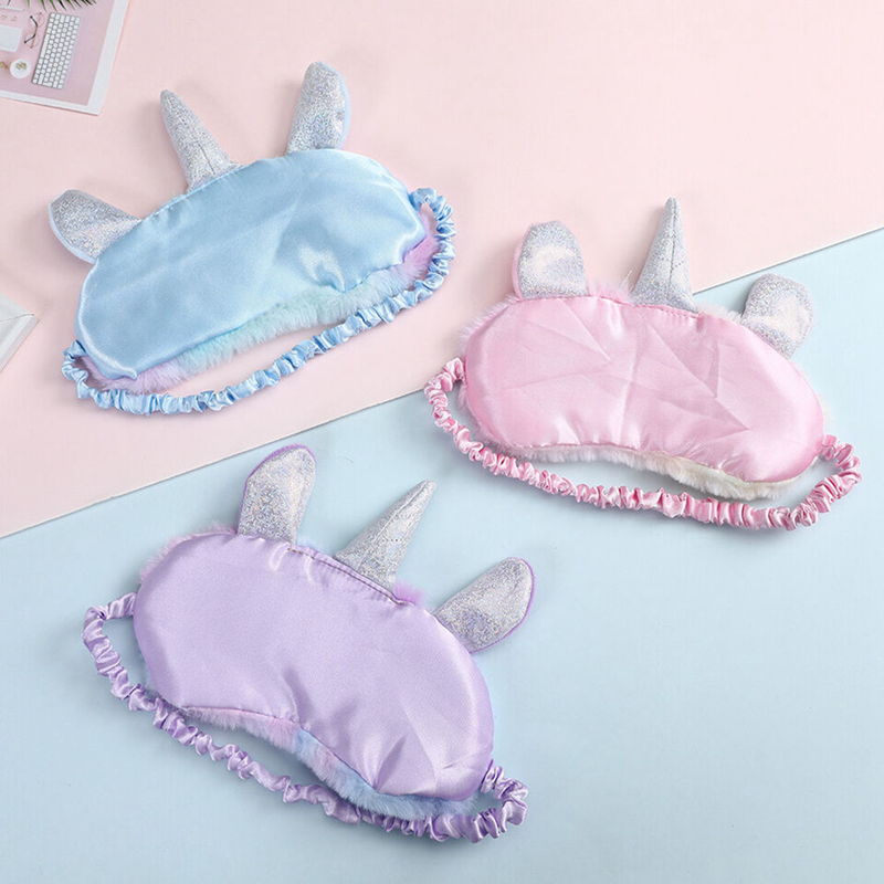 Unicorn Soft Sleeping Mask Eye mask  For Girls Women