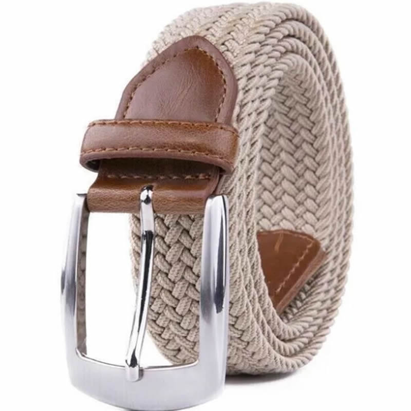 Elastic Fabric Braided Belt,Enduring Stretch Woven Belt for Unisex Men/Women/Jun