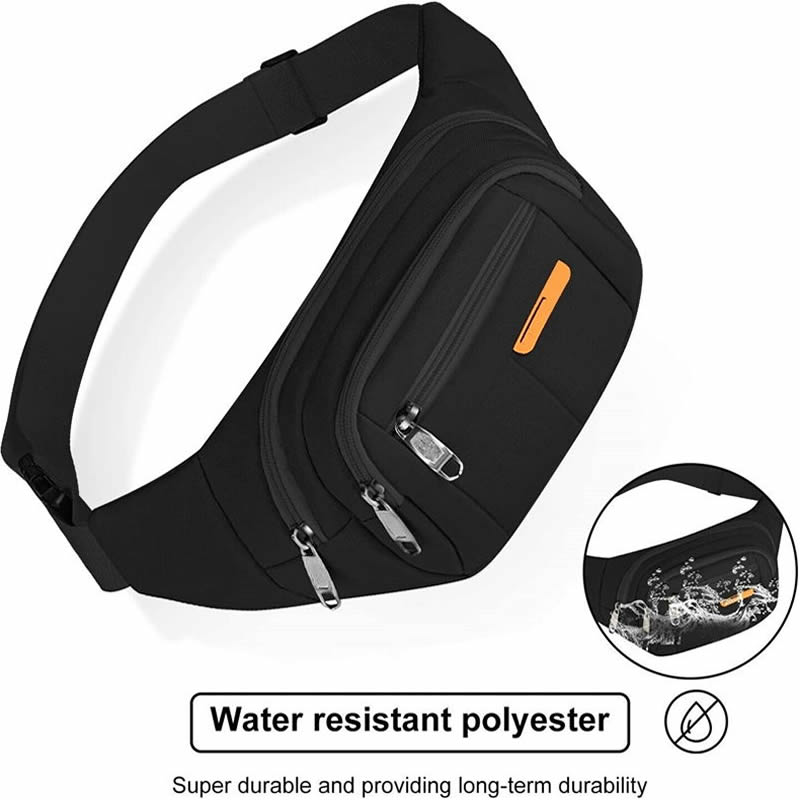 Men Women Fanny Pack Belt waist Bag Cross body Sling Shoulder Travel Sport Pouch