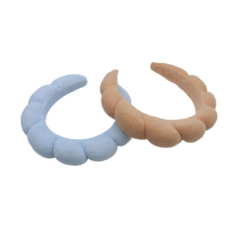 Thick Braided poly fiber Headband Classic Style Hairband for Women 3cm width Sponge Hairband