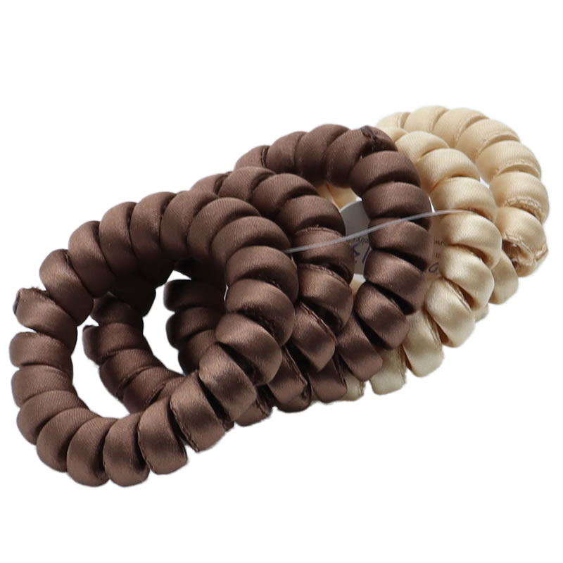 Telephone Cord Hair Ring Traceless Elastic Rubber Bands Hair Tie