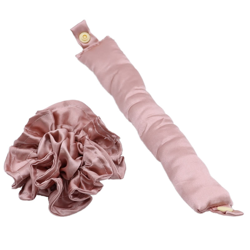 Popular Rod Silk No Heat Hair Curler Hair Rollers Heatless Curling Sleeping Headband Set